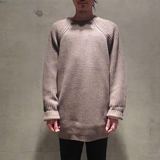 URU ウル 日本製 畦編みクルーネックニット 14FUK04 Free MOCHA セーター プルオーバー トップス g25593 |  | 02