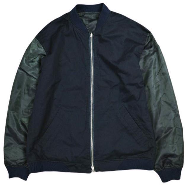 URU ウル 日本製 リバーシブルジップブルゾン 14SUJ11S 1 NAVY ジャケット アウター g25598 | 