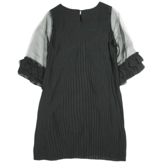 CAROLINA GLASER カロリナグレイサー シフォンプリーツワンピース 62-26-0060-286 ONE SIZE ブラック ドレス BEAMS 高畑充希着用 トップス |  | 01