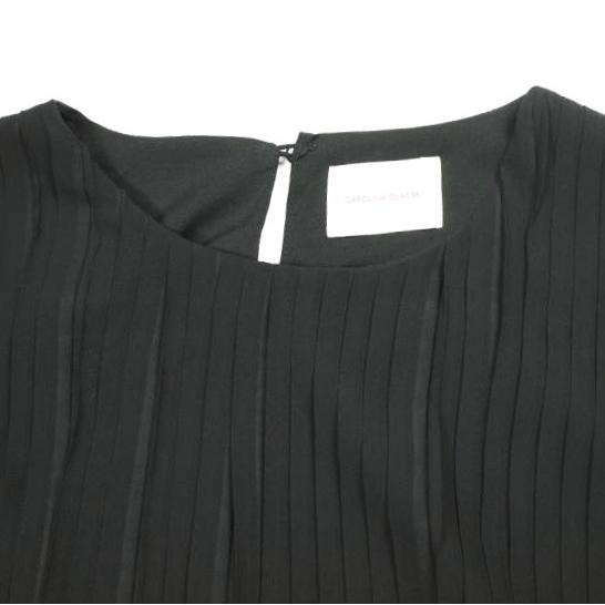 CAROLINA GLASER カロリナグレイサー シフォンプリーツワンピース 62-26-0060-286 ONE SIZE ブラック ドレス BEAMS 高畑充希着用 トップス |  | 05