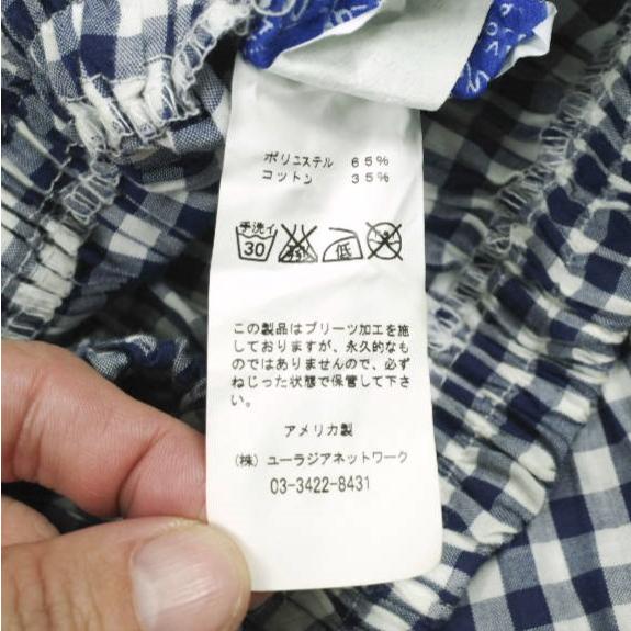 RockMount ロックマウント アメリカ製 ギンガムチェック ロングティアードスカート SP9999 S NAVY/WHITE MADE IN USA ボトムス g25631 |  | 07