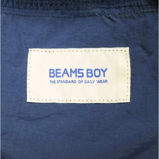 BEAMS BOY ビームスボーイ 25SS 2トーンアノラック 13-18-0378-120 ONE SIZE NAVY ナイロン パーカー トップス g25632 |  | 07