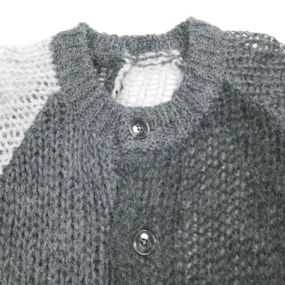 BEAMS BOY ビームスボーイ 24AW モヘアクレイジーカーディガン 13-15-0134-126 ONE SIZE CHARCOAL GREY モヘヤ ニット トップス g25634 |  | 03