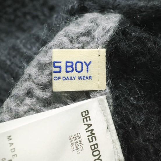 BEAMS BOY ビームスボーイ 24AW モヘアクレイジーカーディガン 13-15-0134-126 ONE SIZE CHARCOAL GREY モヘヤ ニット トップス g25634 |  | 06