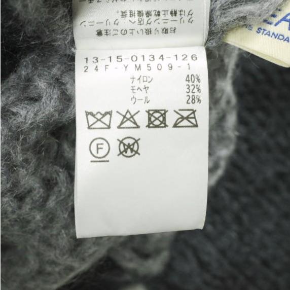 BEAMS BOY ビームスボーイ 24AW モヘアクレイジーカーディガン 13-15-0134-126 ONE SIZE CHARCOAL GREY モヘヤ ニット トップス g25634 |  | 07