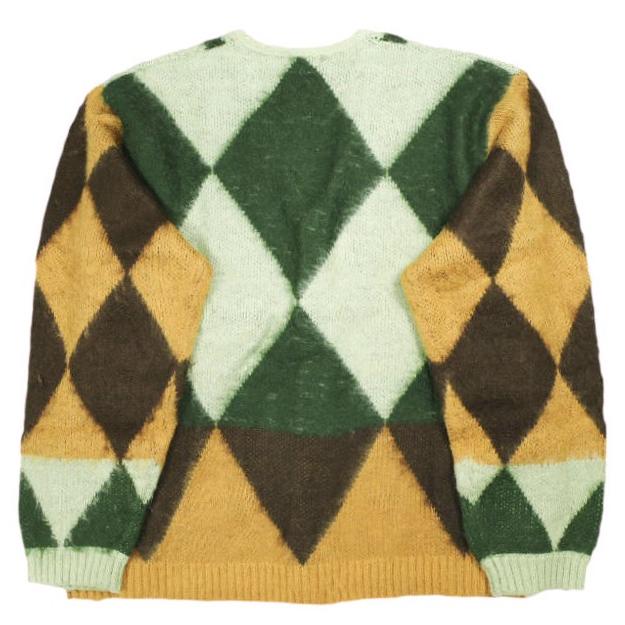B:MING by BEAMS ビーミング バイ ビームス 24AW ambiance Shaggy Diamond Pattern Cardigan シャギーダイアモンドパターンカーディガン |  | 01