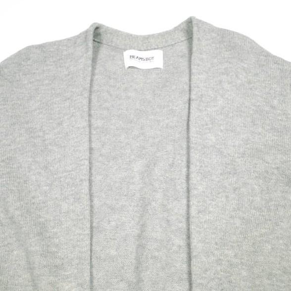 BEAMS BOY ビームスボーイ ボタンレス ロングカーディガン 13-15-0302-654 ONE SIZE グレー ウール ニット トップス g25651 |  | 03