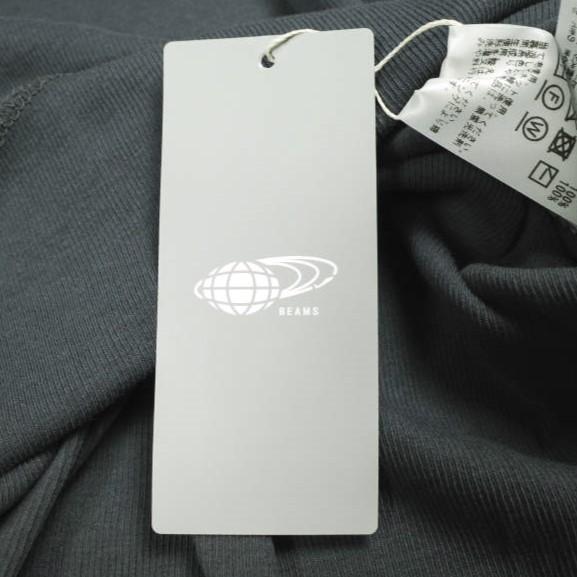 新品 BEAMS BOY ビームスボーイ 24AW 日本製 リブタートルロングスリーブカットソー 13-14-0465-101 ONE SIZE CHARCOAL GRAY 長袖 g25652 |  | 03