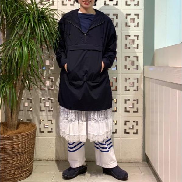 BEAMS BOY ビームスボーイ ナイロンストレッチミリタリーアノラック 13-18-0807-803 ONE SIZE NAVY パーカー トップス g25660 |  | 02