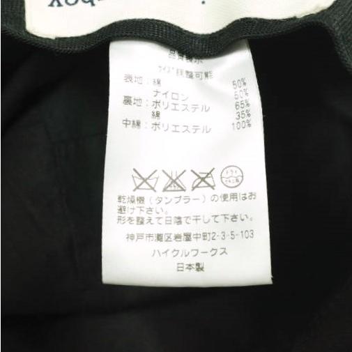 Cableami x BEAMS BOY ケーブルアミ ビームスボーイ 別注 日本製 キルティングバケットハット Free BLACK 帽子 g25661 |  | 07