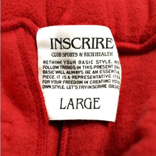 INSCRIRE アンスクリア 25AW 日本製 Fleece Loose Fit Track Pants フリースルーズフィットトラックパンツ I25AW-BC122 L RED ユニセックス |  | 03