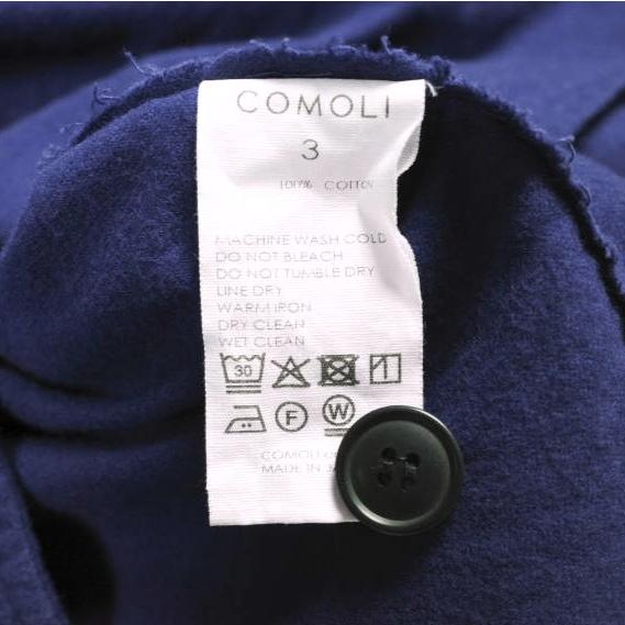 COMOLI コモリ 25AW 日本製 コットンネル ジャケット C03-01004 3 ROYAL BLUE テーラード アウター g25672 |  | 07