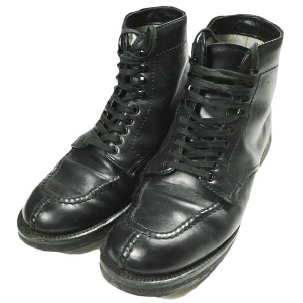 ALDEN オールデン TANKER BOOTS クロムエクセルレザー タンカーブーツ 45491H US6D(24cm) BLACK 革靴 ミリタリーラスト シューズ g25676 | 