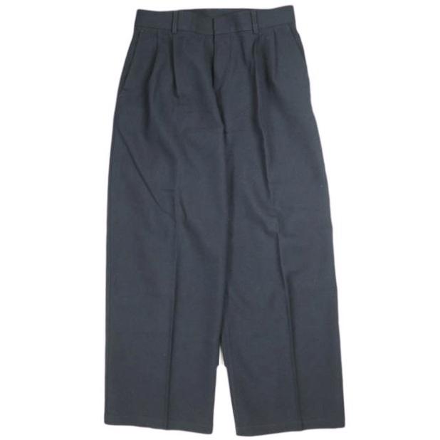 Pilgrim Surf+Supply ピルグリム サーフ+サプライ 25AW Elena Wool Slouchy Trouser 2タックウールトラウザーパンツ 37-24-0492-874 1 NAVY | 