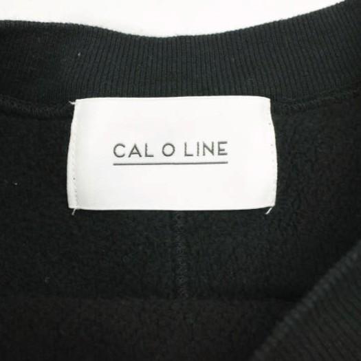 CAL O LINE x Pilgrim Surf+Supply キャルオーライン 24AW 別注 日本製 Sweat Creｗ 裏起毛スウェットプルオーバー RN27353341PG L BLACK |  | 05