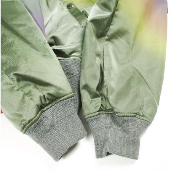 SEVESKIG セヴシグ 25SS DETACHABLE MA-01 VER RAINBOW デタッチャブルMA-1ジャケット レインボー L KHAKI 定価105,600円 L-2B フライト |  | 05