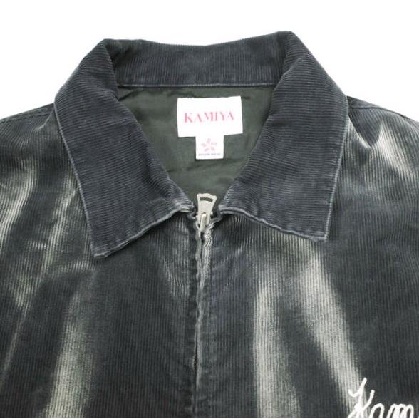 KAMIYA カミヤ 25AW 日本製 Sun-Faded Corduroy Work Blouson サンフェード コーデュロイ ワークブルゾン G15BL033 S BLACK ジャケット |  | 03