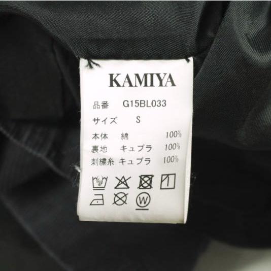 KAMIYA カミヤ 25AW 日本製 Sun-Faded Corduroy Work Blouson サンフェード コーデュロイ ワークブルゾン G15BL033 S BLACK ジャケット |  | 08