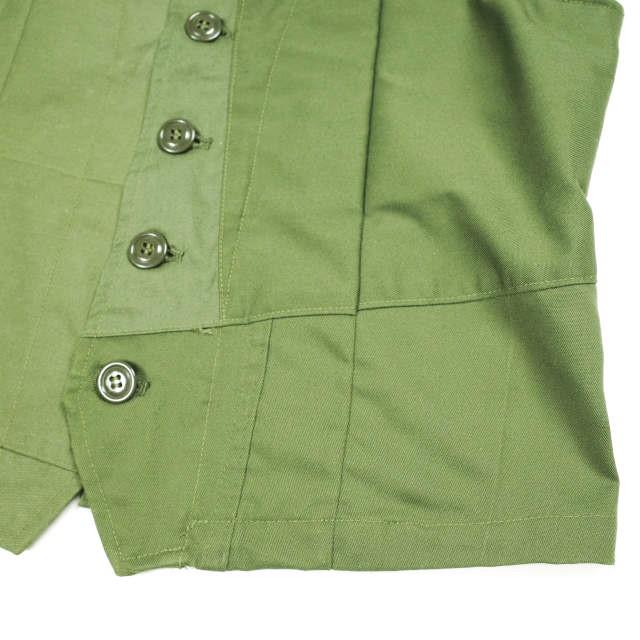 Rebuild by Needles リビルドバイニードルス 日本製 BDU VEST REMAKE リメイクミリタリーベスト M Olive ジレ トップス g25704 |  | 05