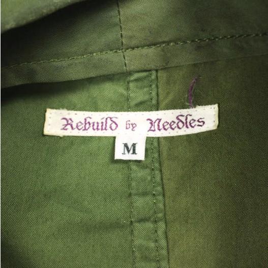 Rebuild by Needles リビルドバイニードルス 日本製 REMAKE BDU SHAWL COLLAR JACKET リメイクミリタリーショールカラージャケット M Olive |  | 02