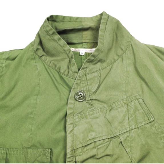 Rebuild by Needles リビルドバイニードルス 日本製 REMAKE BDU SHAWL COLLAR JACKET リメイクミリタリーショールカラージャケット M Olive |  | 03