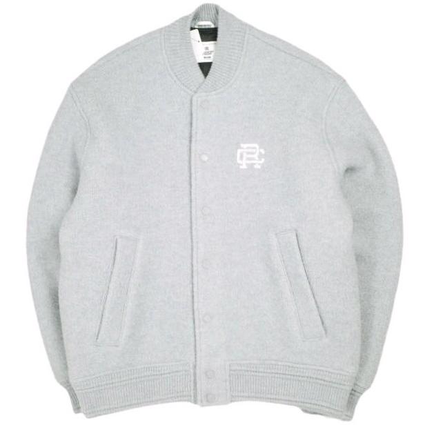 REIGNING CHAMP レイニングチャンプ 24AW MELTON WOOL COLISEUM JACKET メリノウール スタジャン 24011071034630 M グレー 定価97,900円 | 