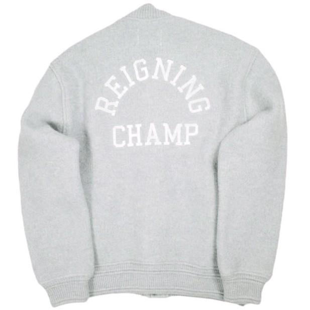 REIGNING CHAMP レイニングチャンプ 24AW MELTON WOOL COLISEUM JACKET メリノウール スタジャン 24011071034630 M グレー 定価97,900円 |  | 01