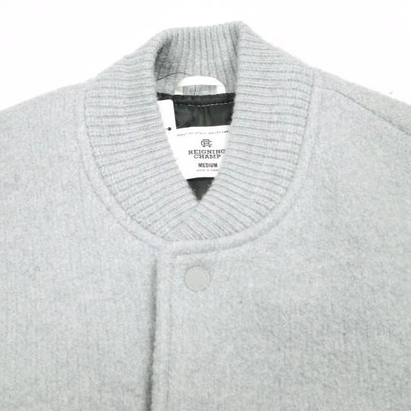 REIGNING CHAMP レイニングチャンプ 24AW MELTON WOOL COLISEUM JACKET メリノウール スタジャン 24011071034630 M グレー 定価97,900円 |  | 04