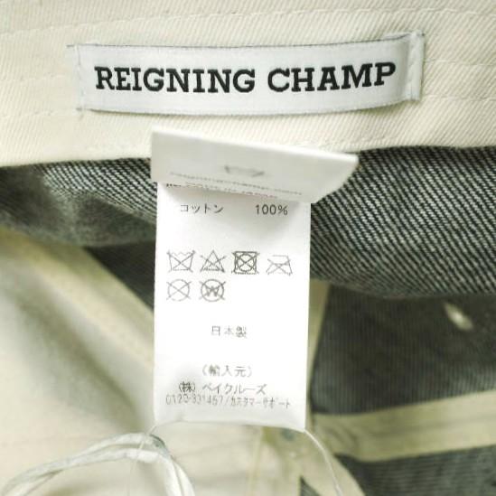REIGNING CHAMP レイニングチャンプ 24SS 日本製 JAPAN DENIM HIGHLANDER CAP デニムベースボールキャップ RC-7424 Indigo 6パネル 帽子 |  | 08