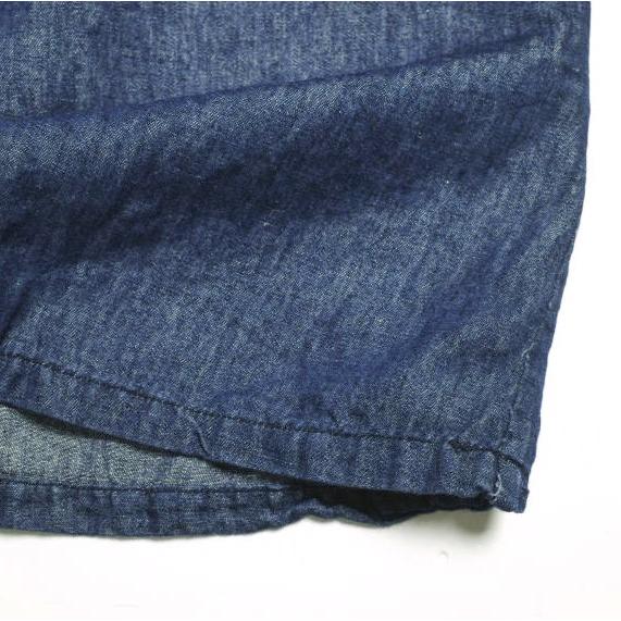 BLACKBIRD ブラックバード 23SS 日本製 fake pullover shirt デニム フェイクプルオーバーシャツ B-001-S02 1 Indigo 長袖 WHITE ALBUM. |  | 05