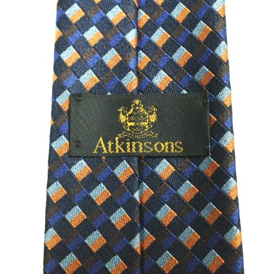 ATKINSONS アトキンソン イギリス製 アイリッシュポプリン ウールシルク ネクタイ NAVY g25740 |  | 04