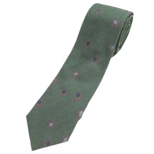 mando マンド 日本製 ドット柄ネクタイ 9199-003 Dark Green g25741 | 