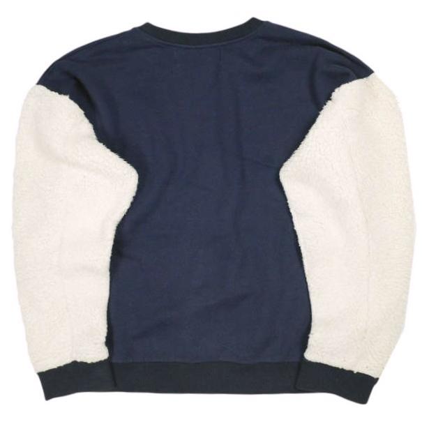 LF MARKEY エルエフマーキー ボアスリーブVガゼットスウェット 61-13-0250-447 UK10 US6 FR38 NAVY トレーナー プルオーバー 裏毛 トップス |  | 01