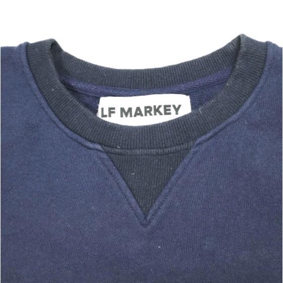 LF MARKEY エルエフマーキー ボアスリーブVガゼットスウェット 61-13-0250-447 UK10 US6 FR38 NAVY トレーナー プルオーバー 裏毛 トップス |  | 03