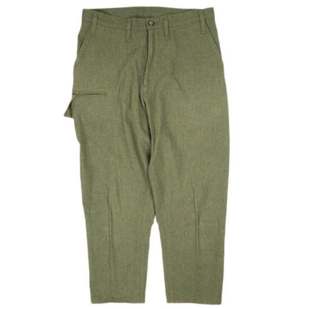 aaAaa アーアーエー 日本製 ウールトラウザーズ AA52FP001b ONE SIZE OLIVE サルエル パンツ ボトムス g25748 |  | 01