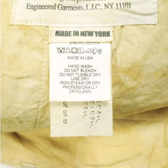 Engineered Garments エンジニアードガーメンツ 23SS CARLYLE PANT ? Triangle Handstitch カーライルパンツ S Khaki 1プリーツ g25750 |  | 08