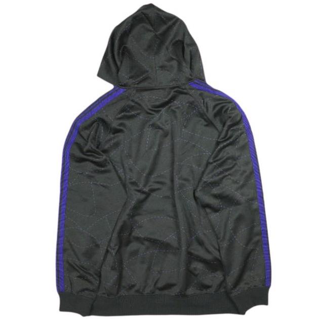 Needles x DC SHOES ニードルス ディーシーシューズ 23AW 別注 Track Hoody - Poly Smooth / Printed MR608 M BLACK ジャージー パーカー |  | 01