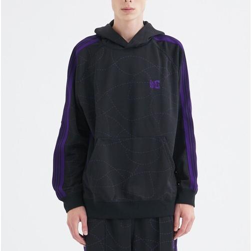 Needles x DC SHOES ニードルス ディーシーシューズ 23AW 別注 Track Hoody - Poly Smooth / Printed MR608 M BLACK ジャージー パーカー |  | 02