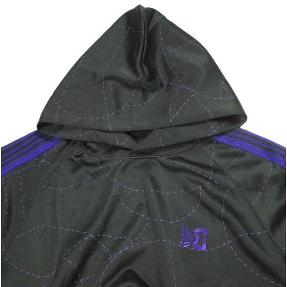 Needles x DC SHOES ニードルス ディーシーシューズ 23AW 別注 Track Hoody - Poly Smooth / Printed MR608 M BLACK ジャージー パーカー |  | 03