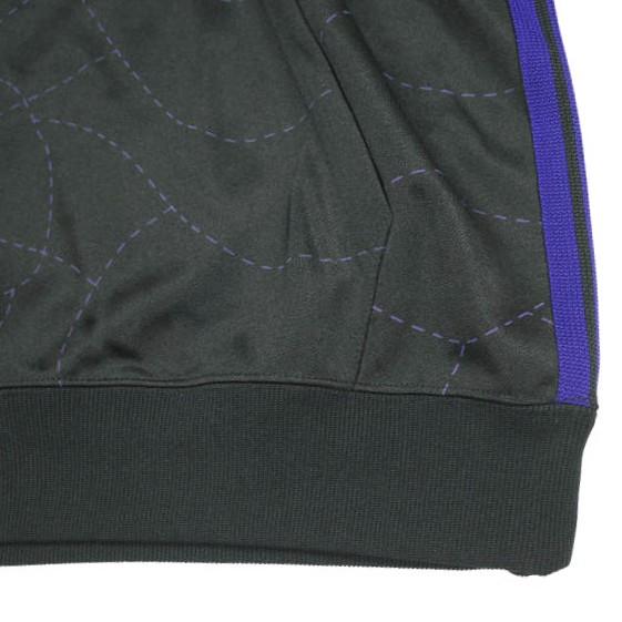 Needles x DC SHOES ニードルス ディーシーシューズ 23AW 別注 Track Hoody - Poly Smooth / Printed MR608 M BLACK ジャージー パーカー |  | 04
