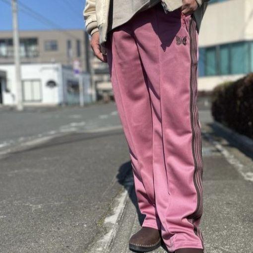 Needles ニードルス 23SS 日本製 Narrow Track Pant Poly Smooth ナロートラックパンツ ポリスムース MR287 S Smoke Pink ジャージ |  | 02