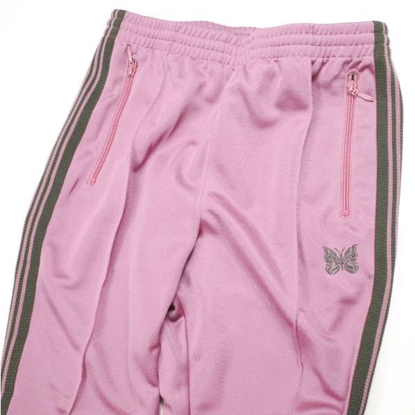 Needles ニードルス 23SS 日本製 Narrow Track Pant Poly Smooth ナロートラックパンツ ポリスムース MR287 S Smoke Pink ジャージ |  | 03