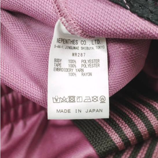 Needles ニードルス 23SS 日本製 Narrow Track Pant Poly Smooth ナロートラックパンツ ポリスムース MR287 S Smoke Pink ジャージ |  | 07