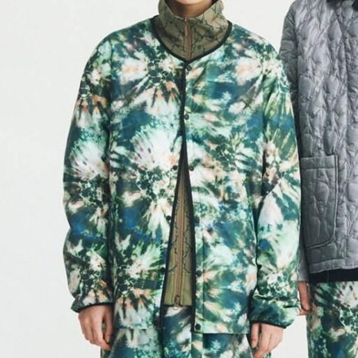 South2 West8 サウスツーウェストエイト S2W8 23AW Filling Jacket - Poly Taffeta Tie Dye Printed フィリングジャケット NS729 L Green |  | 02