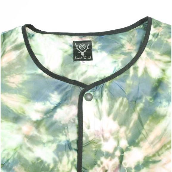 South2 West8 サウスツーウェストエイト S2W8 23AW Filling Jacket - Poly Taffeta Tie Dye Printed フィリングジャケット NS729 L Green |  | 03