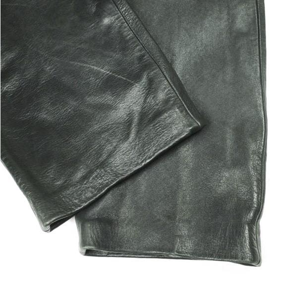 古着 Verducci 90s Leather Pants ヴィンテージ 5ポケットレザーパンツ 36 BLACK ボタンフライ ボトムス g25767 |  | 06