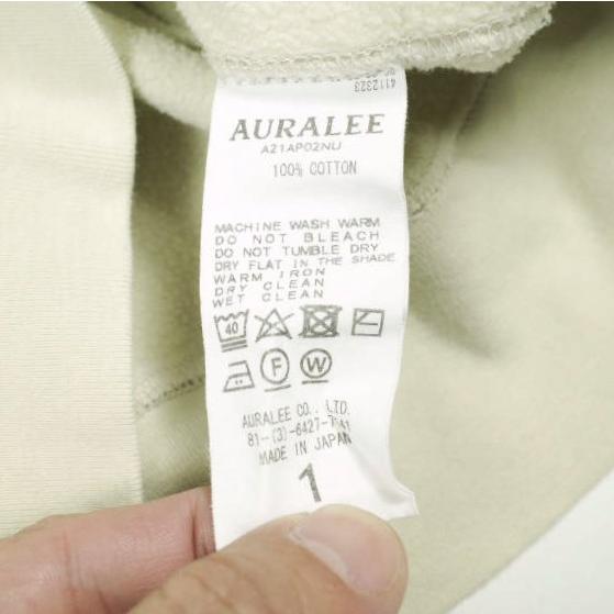 AURALEE オーラリー 21AW 日本製 ELASTIC HIGH GAUGE SWEAT P/O エラスティックハイゲージスウェットプルオーバー A21AP02NU 1 BEIGE |  | 06