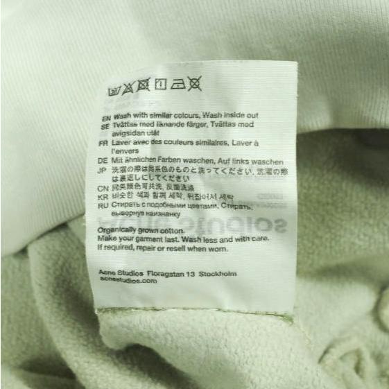 Acne Studios アクネストゥディオズ 22SS Face Patch Sweat オーバーサイズ フェイスパッチスウェット FA-UX-SWEA000088 XXS Light Green |  | 08