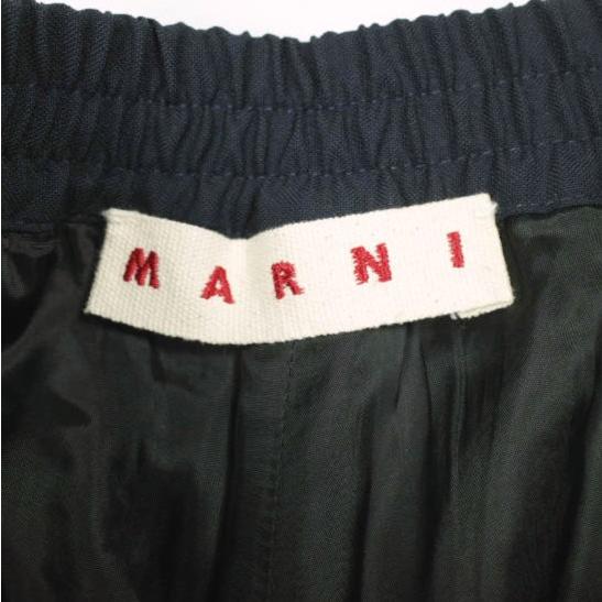 MARNI マルニ 23SS Wool Tropical 1-Pleat Trousers ウールトロピカル1プリーツテーパードパンツ PAMA0317U2 TW839 40 NAVY 定価97,900円 |  | 07