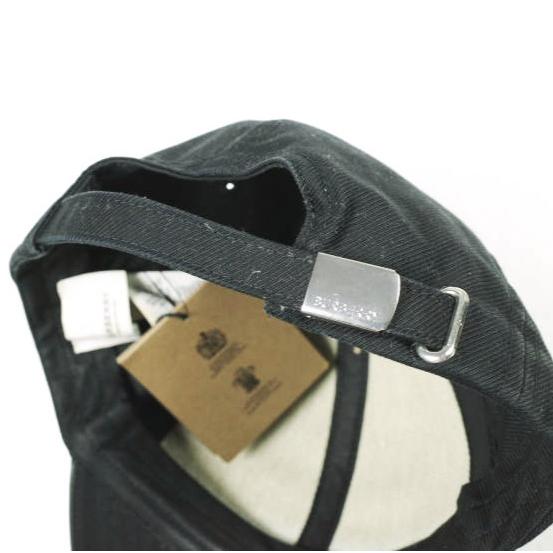 BURBERRY バーバリー イタリア製 ホースフェリー刺繍 ベースボールキャップ 8057625 1001 L(59cm) BLACK/BEIGE(B1047) 定価47,300円 帽子 |  | 06